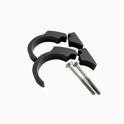 Motoscope Mini Universal Lenkerclip-Kit Schwarz eloxiert