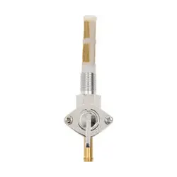 3/8 NPT Robinet de carburant chromé (angle au choix)