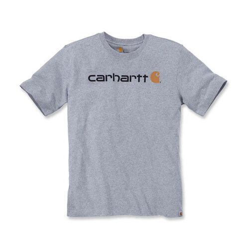 Carhartt Core Logo T-Shirt S/S | Heather Grey | Choose Size