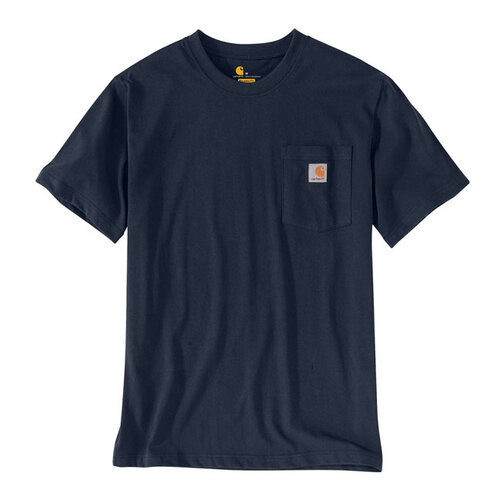 Carhartt K87 Pocket S/S T-Shirt | Marine | Wählen Sie Größe