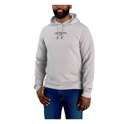 Carhartt Logo Graphic Hoodie | Asphalt Heather | Choose Size