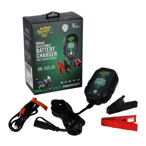 Battery Tender Junior 800 Chargeur de batterie pour Lithium, Plomb, AGM, Gel