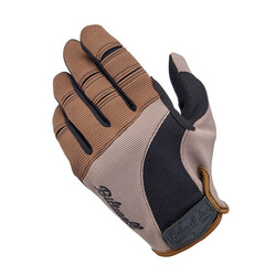 Gants de moto coyote/noir
