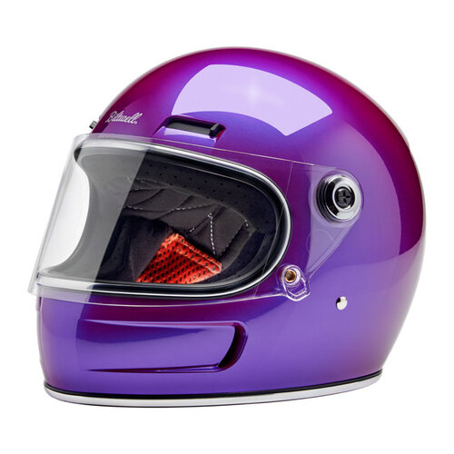 Biltwell Casque Gringo SV couleur raisin métallisé