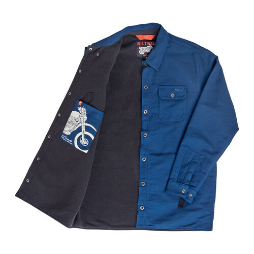 Biltwell El Dorado Hemdjacke marineblau