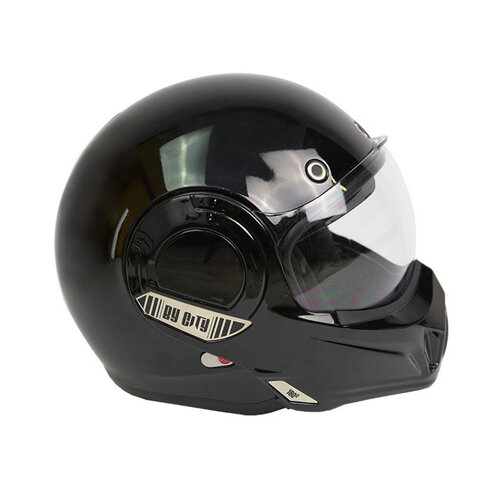 By City 180 Tech helmet black shiny