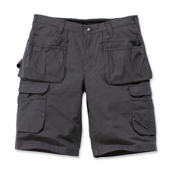 Rugged Flex®cargo work shorts shadow