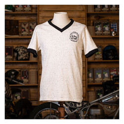 T-shirt V-Black non en coton