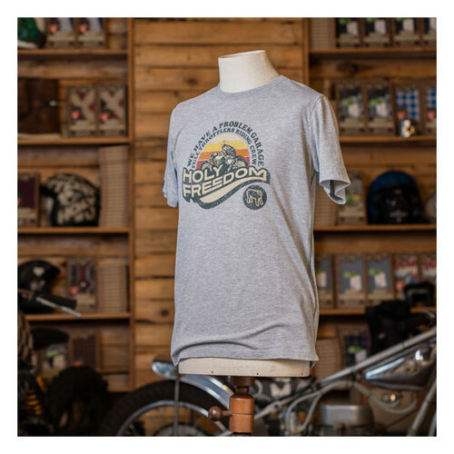 Holy Freedom T-shirt LA Melange gris