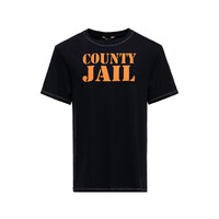 County Jail t-shirt zwart
