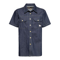 Motor Crew denim worker shirt dark blue wash