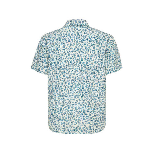 King Kerosin Vintage Sea Pattern t-shirt off white