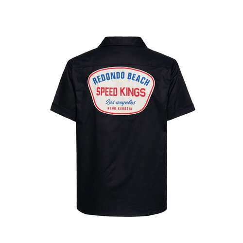 King Kerosin Redondo Beach work shirt zwart