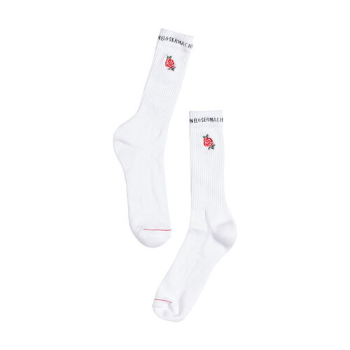 Loser Machine Company Chaussettes blanches Rosa