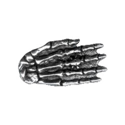 Biker pins Skeleton hand pin