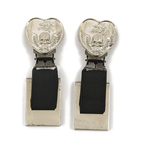 Ryder Clips Ryder Front clips Heart/Skull