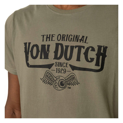 Von Dutch Origineel t-shirt kaki