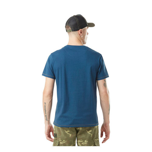 Von Dutch Drive-T-Shirt blau/weiß