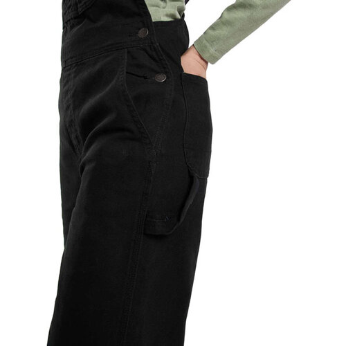 Dickies Losse canvas dames Tuinbroek zwart