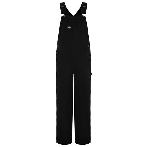 Dickies Salopette noire pour femme en toile souple