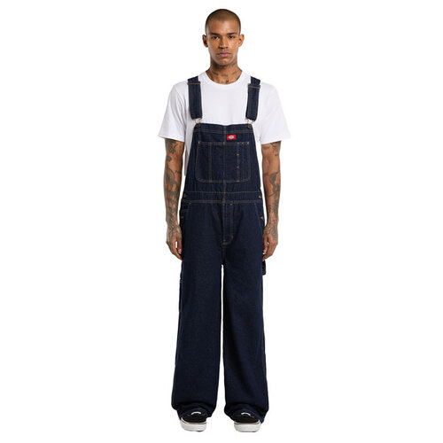 Dickies Lockere Jeans-Latzhose, gewaschen
