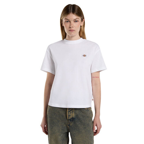 Dickies Oakport Damen-Boxy-T-Shirt Weiß