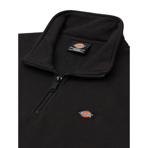 Dickies Oakport Quarter Zip Hoodie Zwart