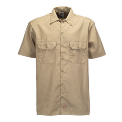 Short Sleeve Work Shirt Khaki
