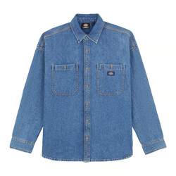 Houston shirt klassiek blauw