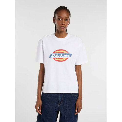 Dickies Icon Logo Damen-T-Shirt Weiß