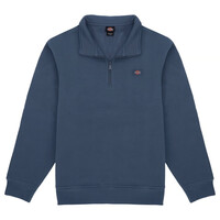 Oakport Viertelreißverschluss-Kapuzenpullover Indigo