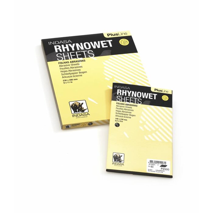 Indasa Indasa Rhyno wet plus line Vellen Waterproof Schuurpapier 230 x 280 mm