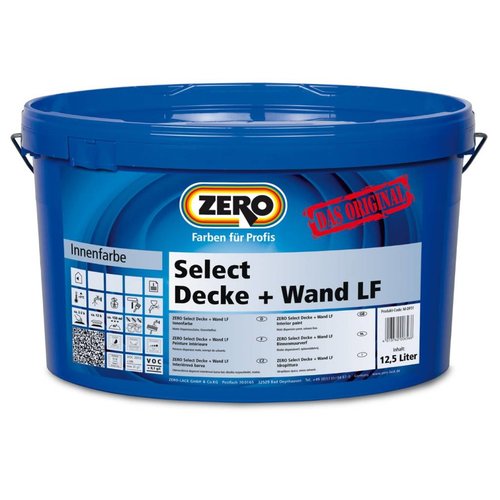 Zero Coatings Select Decke + Wand LF Muurverf Zero Coatings Select Decke + Wand LF Muurverf