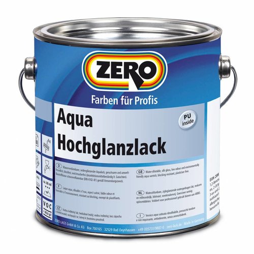 Zero Coatings Aqua Hochglanzlack (Hoogglans Waterbasis) Zero Coatings Aqua Hochglanzlack (Hoogglans Waterbasis)
