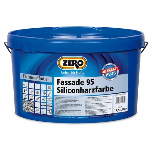 Zero Coatings Fassade 95 Siliconharzfarbe (Buiten Muurverf) Zero Coatings Fassade 95 Siliconharzfarbe (Buiten Muurverf)