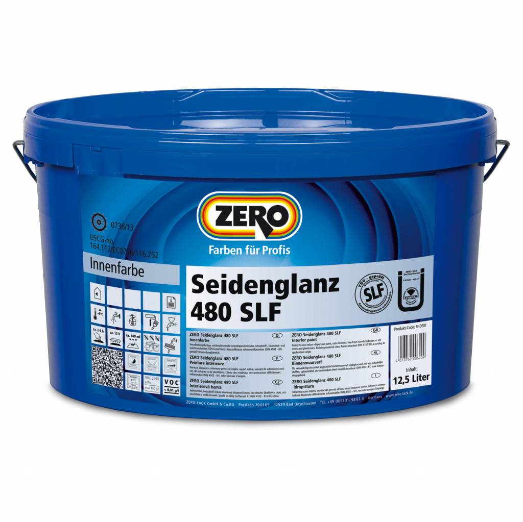 Zero-farbe ZERO Seidenglanz 480 SLF Muurverf