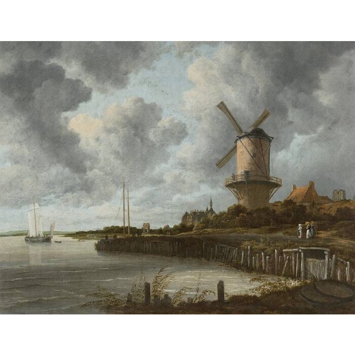 Dutch Painted Memories Mural The Windmill 8023