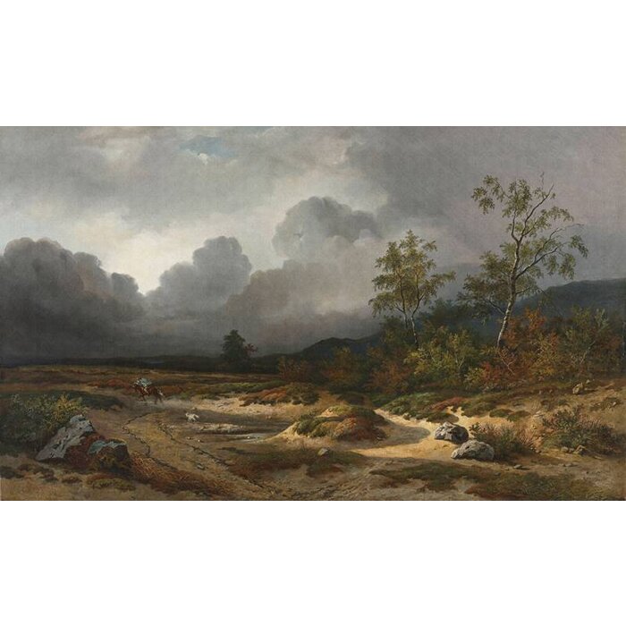 Dutch Painted Memories Mural Approaching Thunderstorm 8032