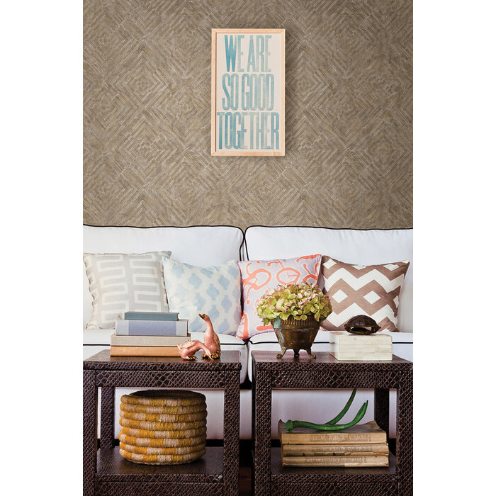 Dutch Dutch Restored Labyrinth Geometric behang 24002