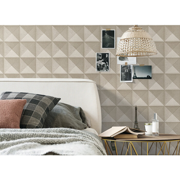 Dutch Dutch Beaux Arts II 3D Effect Cream Behang BA220062