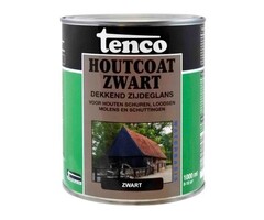 Tenco Tenco Houtcoat Zwart  Zijdeglans