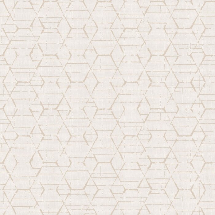 Noordwand  Behang met grafische hexagons  G78250