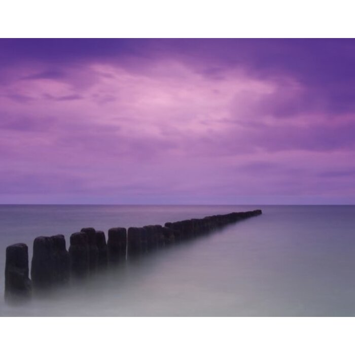 Noordwand  Fotobehang met paarse zee  G78422