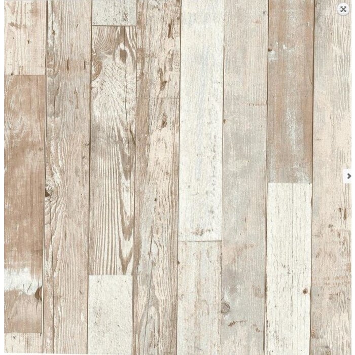 Noordwand  Behang met verweerde oude planken Artikelnummer: 68642