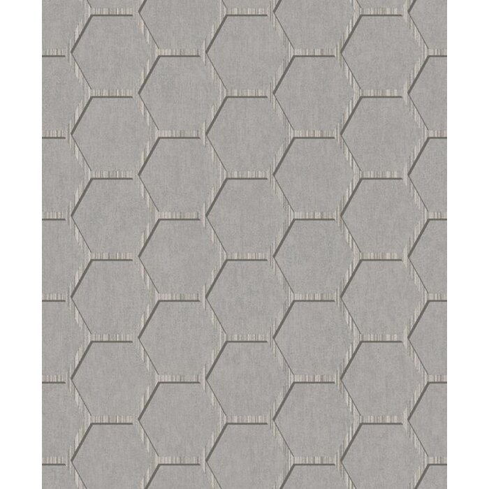 Noordwand  Behang honingraat (hexagon) 68714