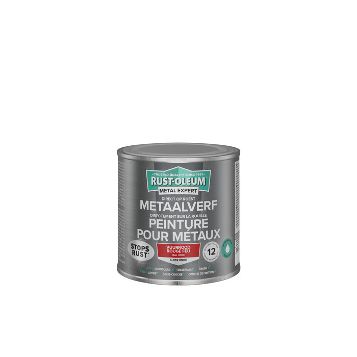 Rust-oleum Rust-Oleum Metaalverf Hoogglans 250 ml (Waterbasis)