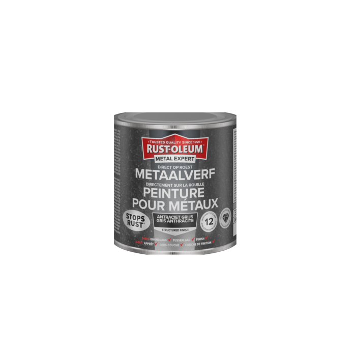 Rust-oleum Rust-Oleum Metaalverf Structuur 250 ml  ( terpentine )