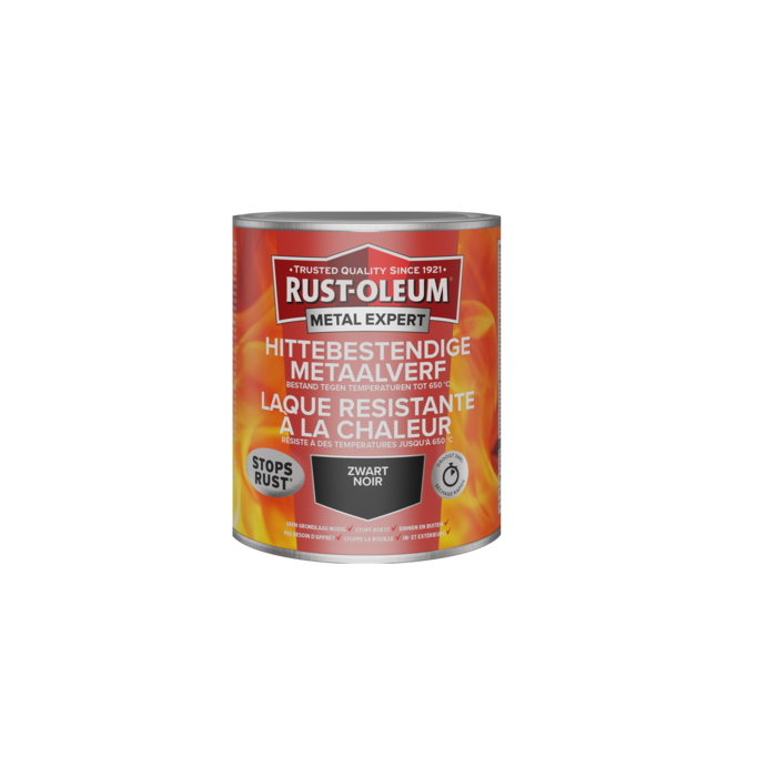 Rust-oleum Rust-oleum Hittebestendige Metaalverf 750 ml (terpentine)
