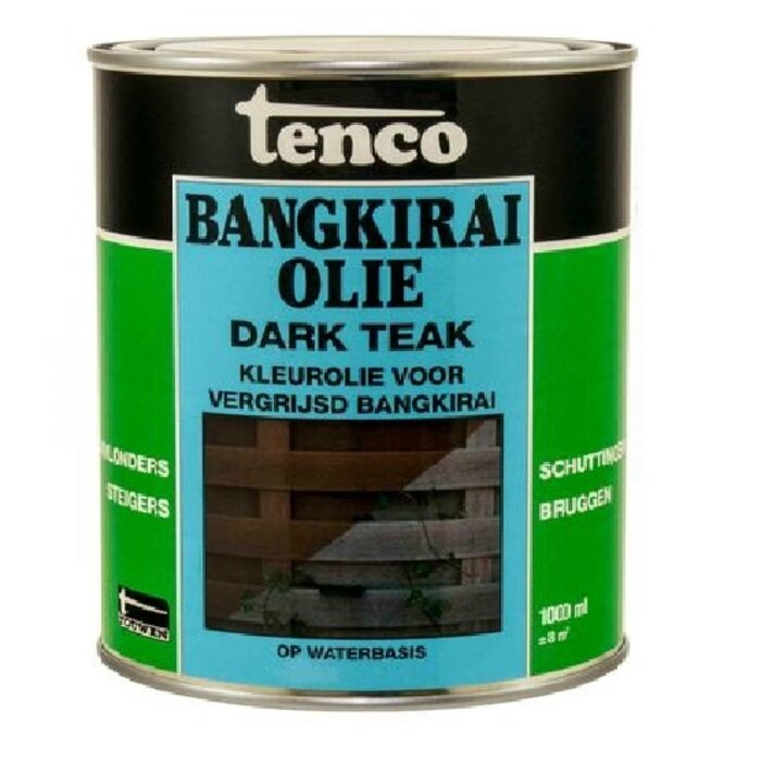 Tenco Tenco Bangkiraiolie Dark Teak Transparant (waterbasis)
