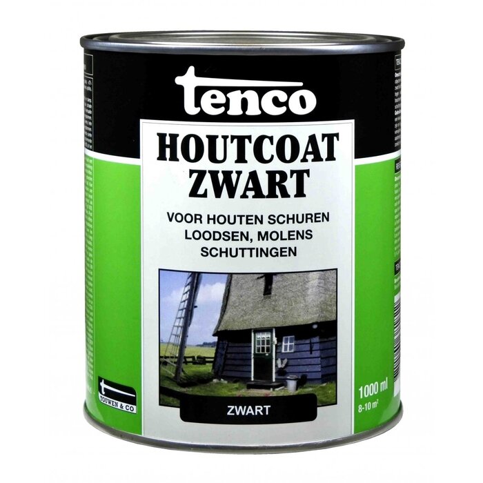Tenco Tenco Houtcoat Zwart (terpentinebasis)